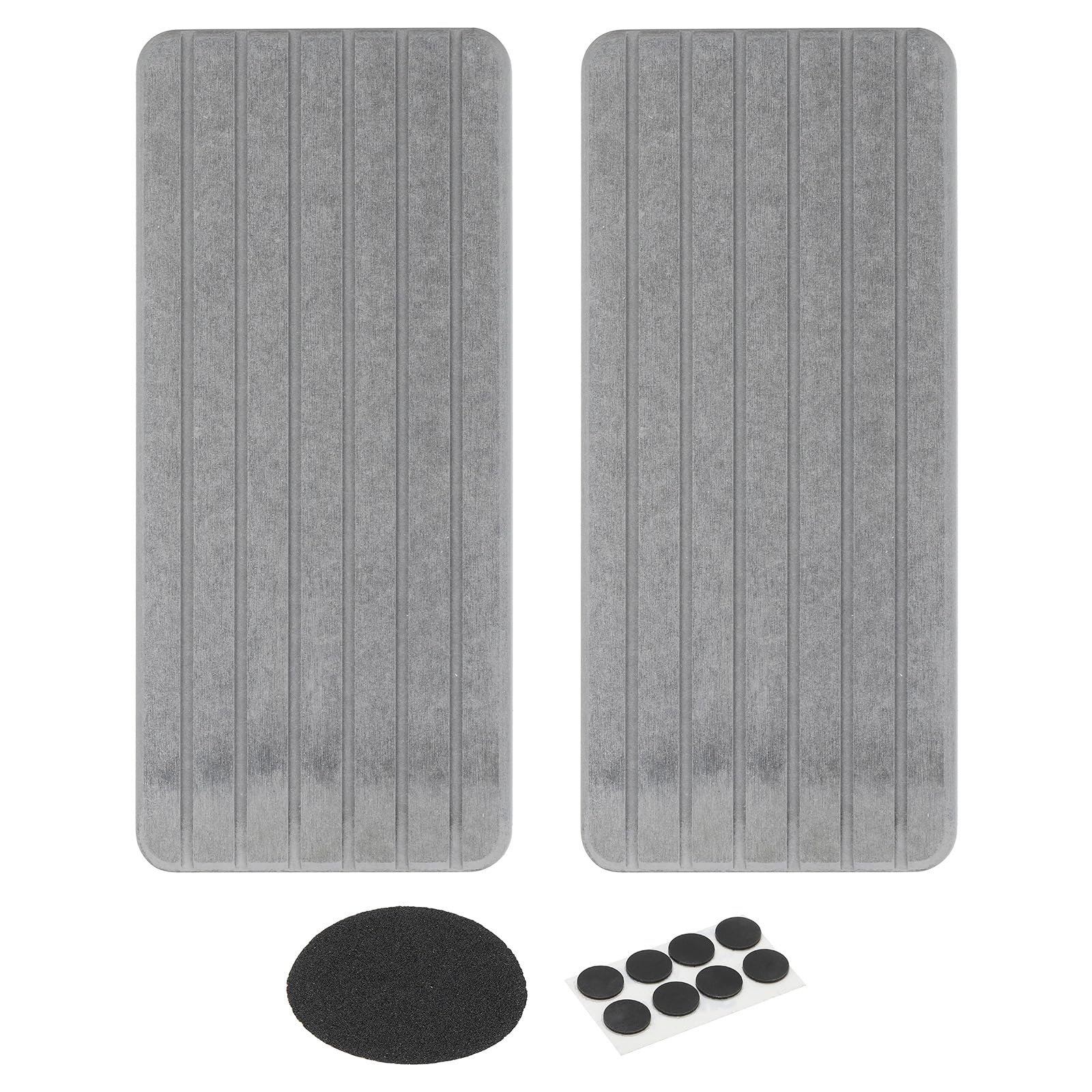 PATIKIL Square Water Absorbent Diatomite Coasters 12.2x5.5inch