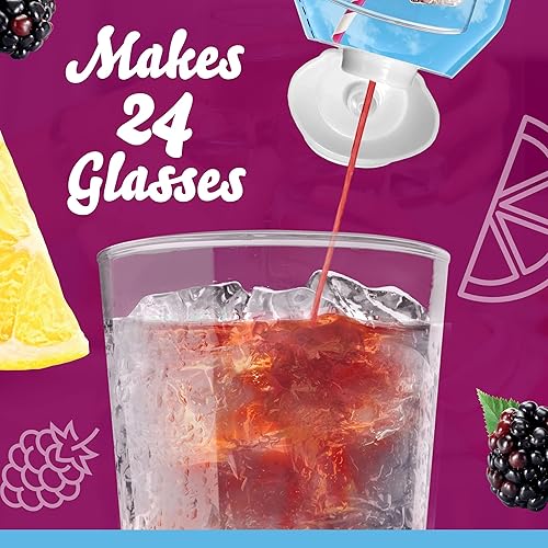 Miniatura 6 de Crystal Light Potenciador de agua líquido sin azúcar sin calorías  Mezcla de bebida con sabor a agua de limonada de mora botella de 162 onzas