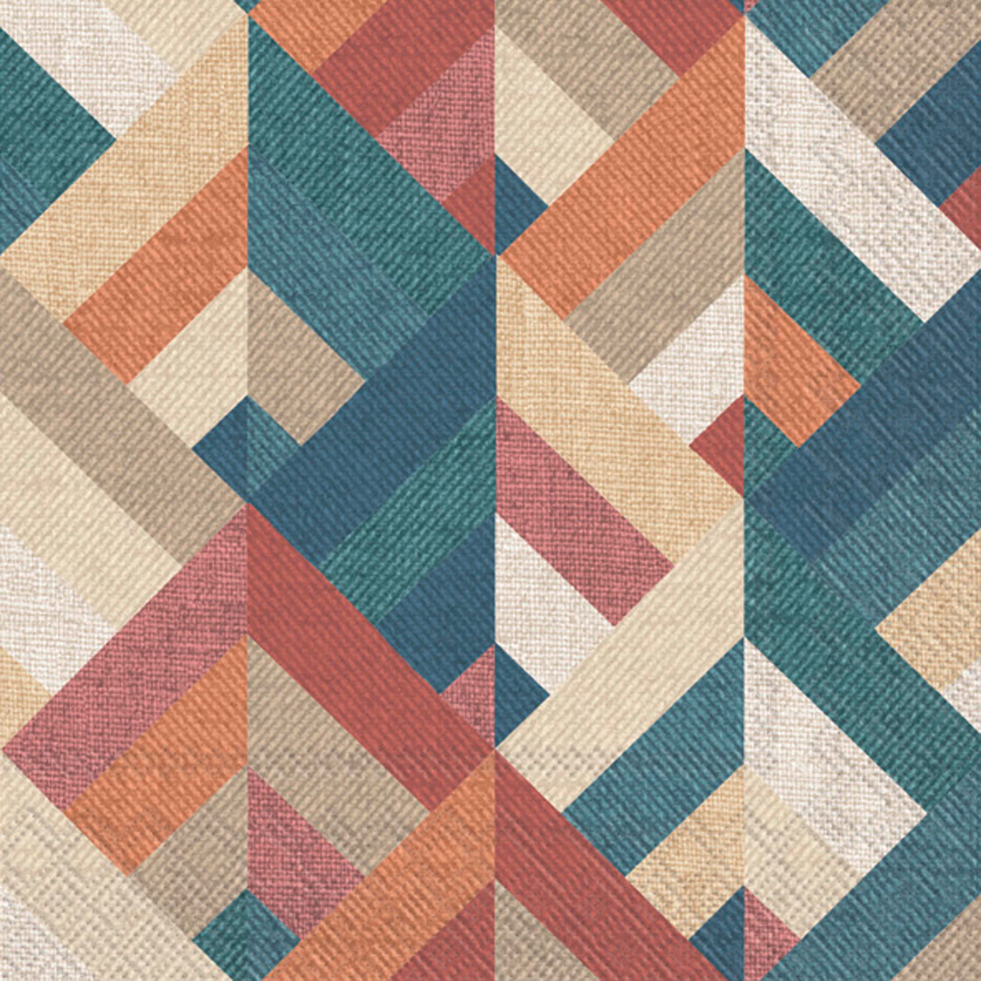 Modern Abstract Geometric Party Napkins - 40 Count | Aaron Design | Desert Colors | 3-Ply Lunch Napkins