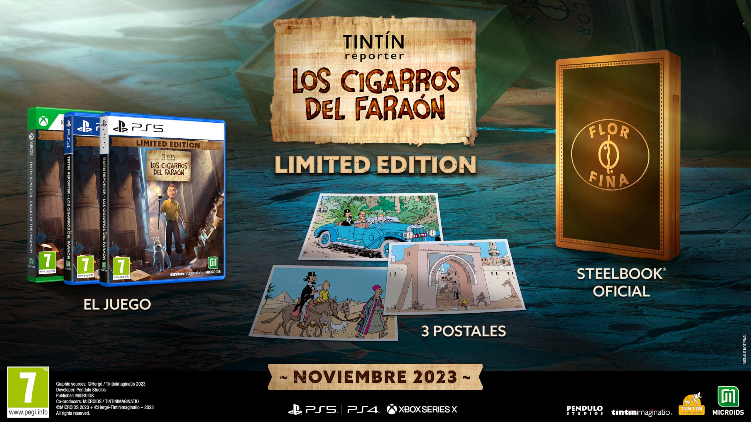 Tintin reporter - Los Cigarros del Faraón Limited Edition - PlayStation 5