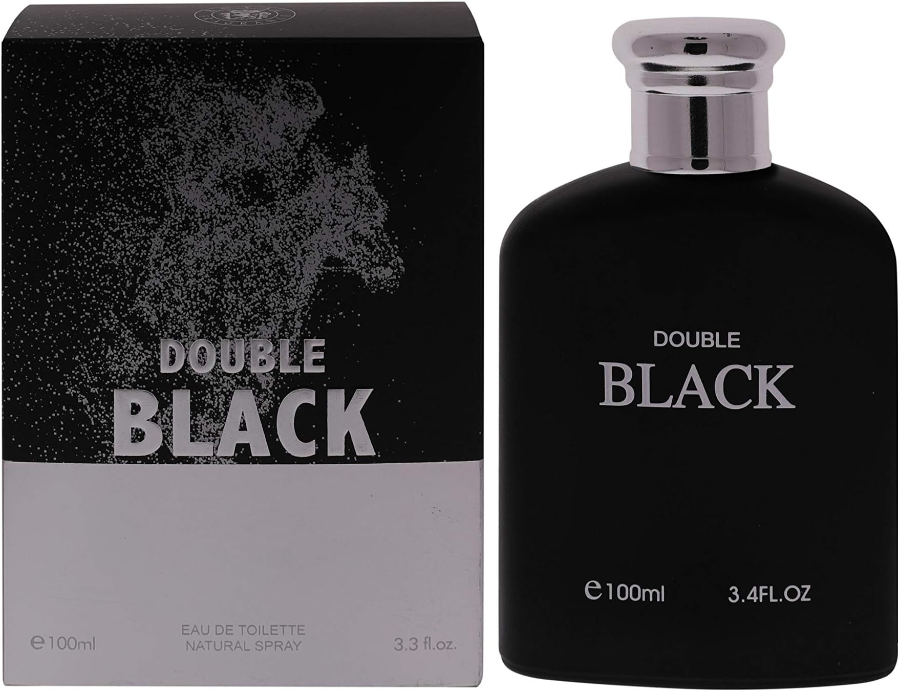 Double Black 3.4oz EDT Men Spray by Royal Fragrance