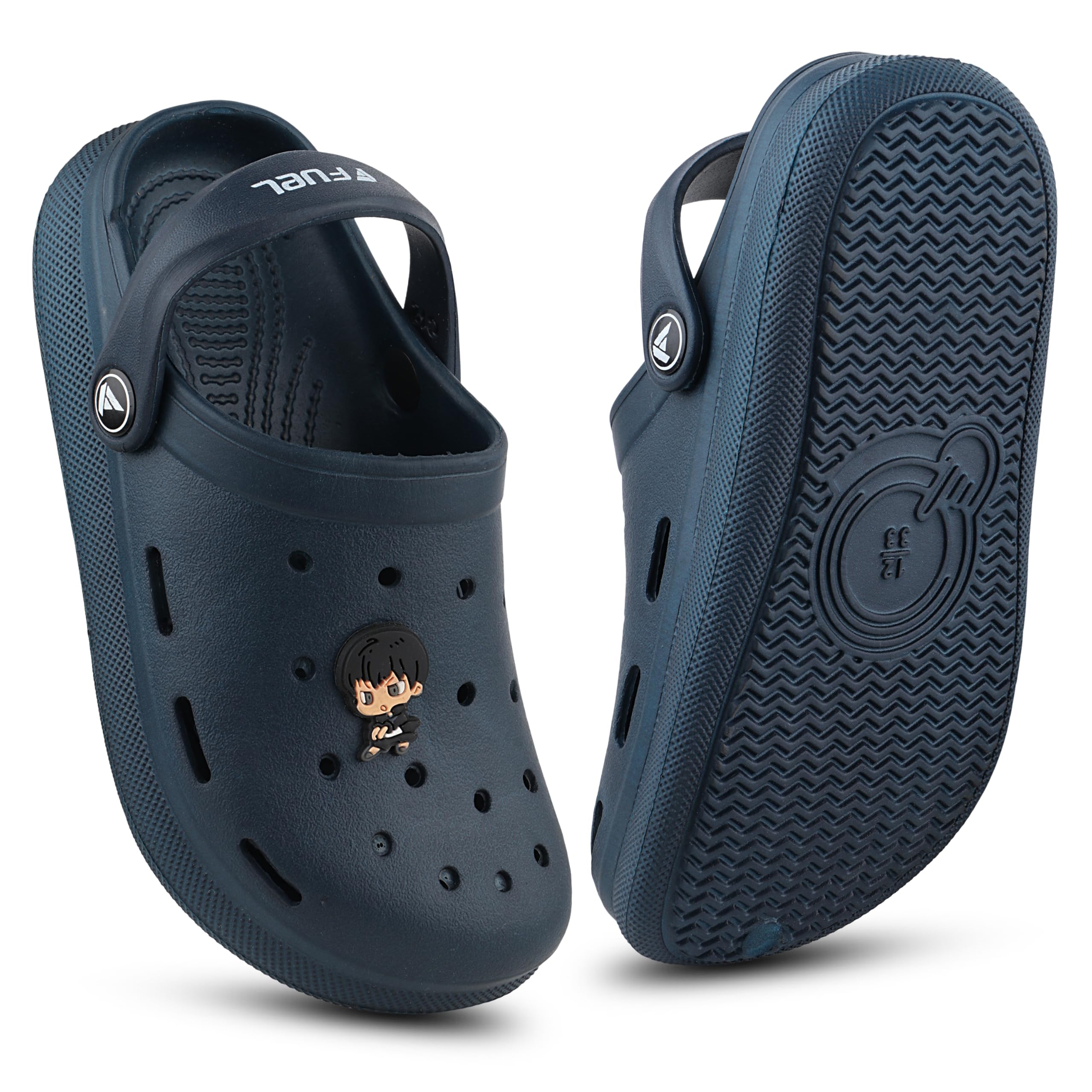FUEL Clogs for Kids, Dailywear Comfortable, Lightweight Anti Skid Clogs Slipper for 4-10 Years Boys/Girls Navy (B0D7S1QHNP) Amazon Price History, Amazon Price Tracker