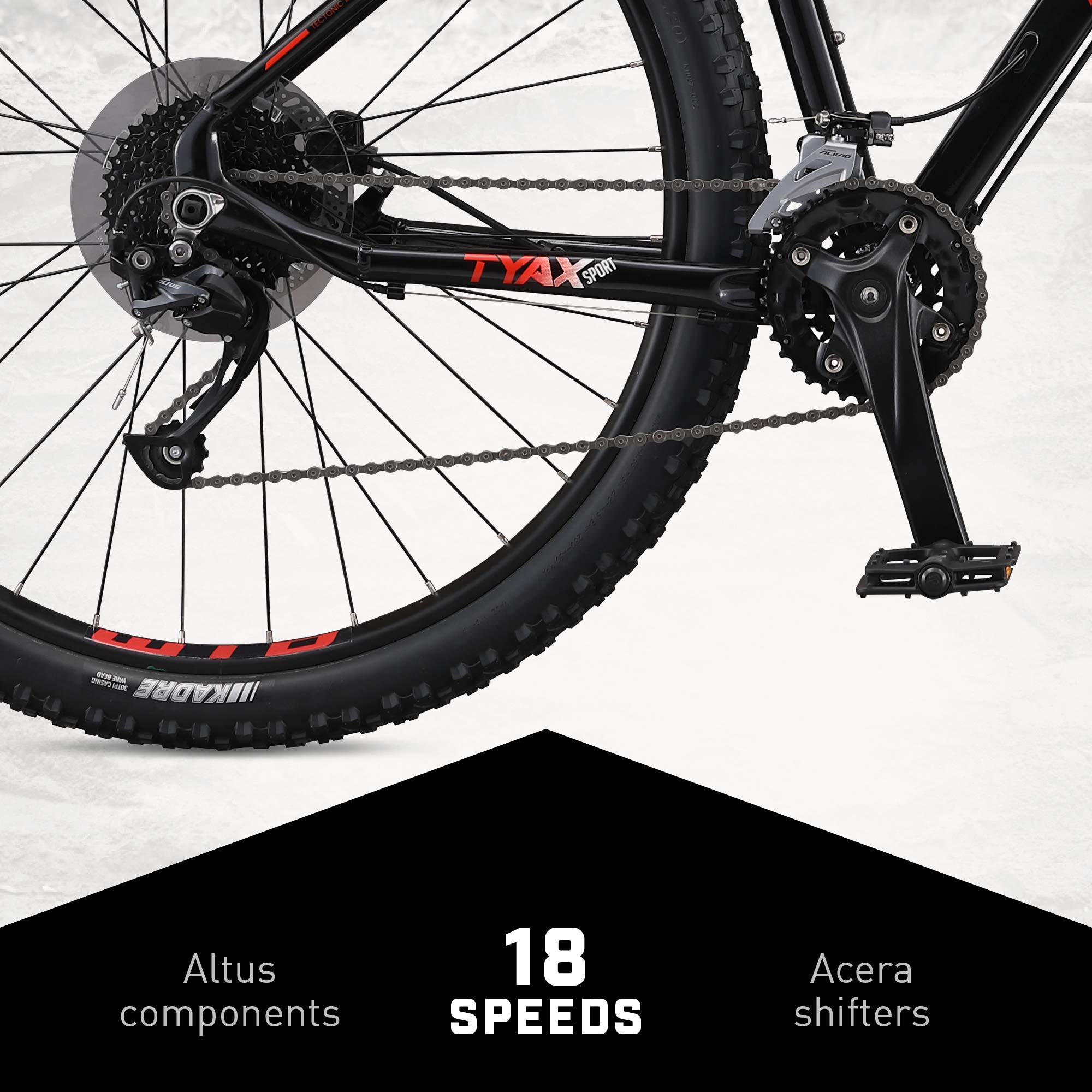 Amazon.com : Mongoose Tyax Sport Adult Mountain Bike, 29-Inch