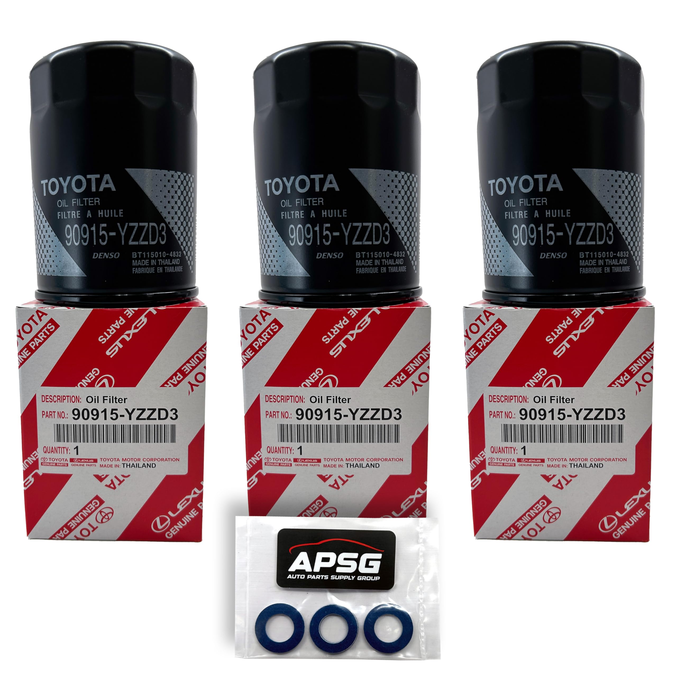 Amazon.com: Genuine Oil Filter 90915-YZZD3 with APSG Drain