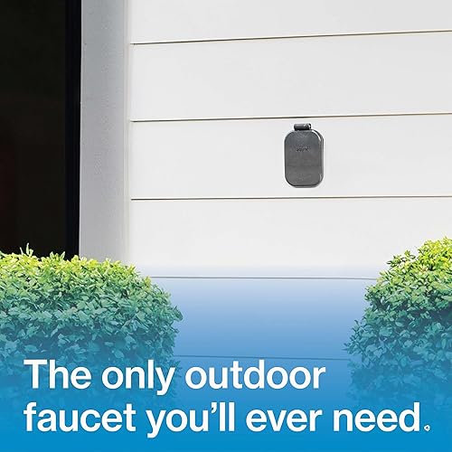 Miniatura 5 de Aquor House Hydrant V2+ - Grifo de jardín para exteriores que no genera escarcha, con conexión rápida y antisifón, 6pulgadas, polímero gris pizarra