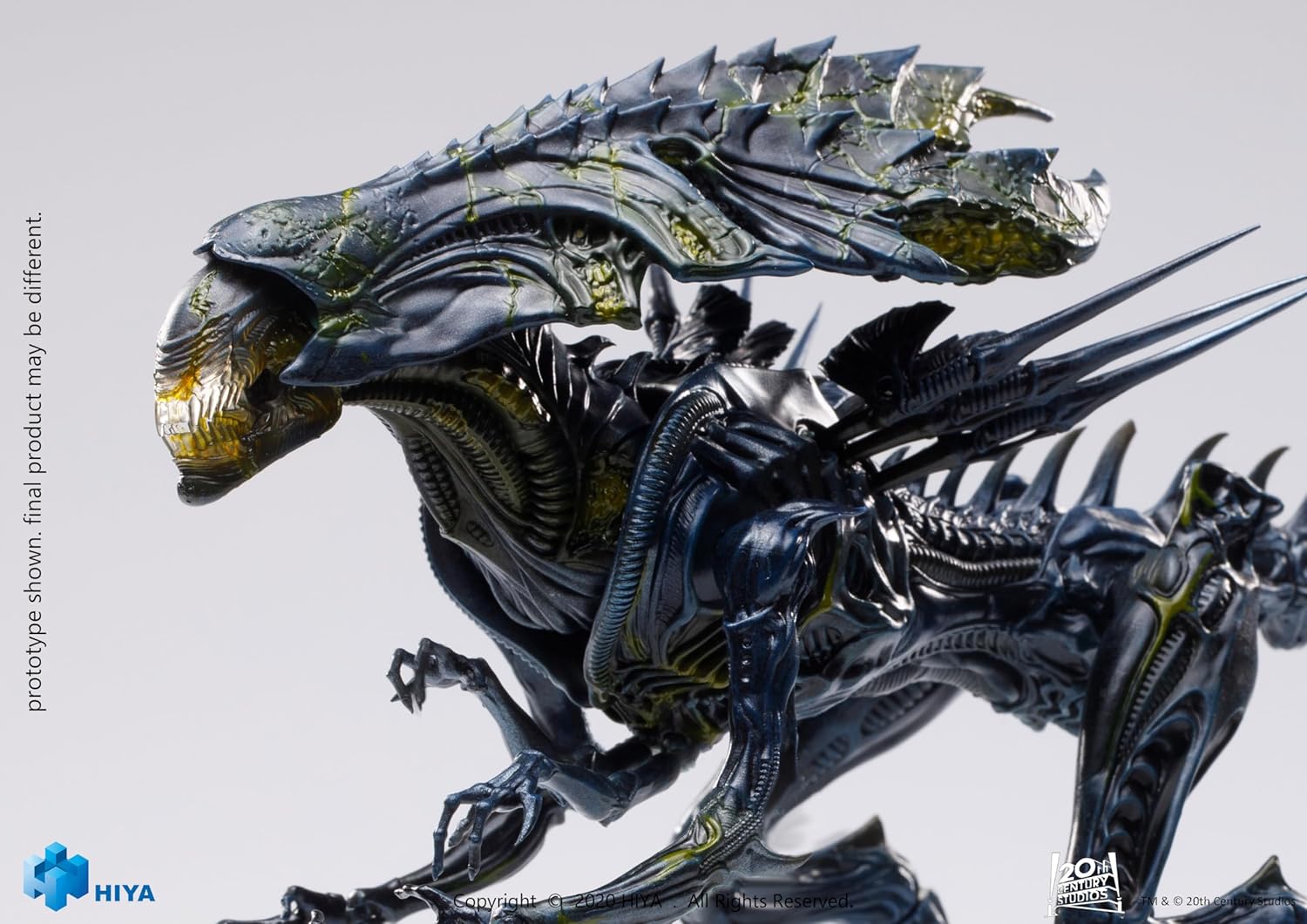 Hiya Toys Exquisite Mini Series 1/18 Scale 5 Inch AVP Battle Damage Alien Queen Action Figure Multicolor