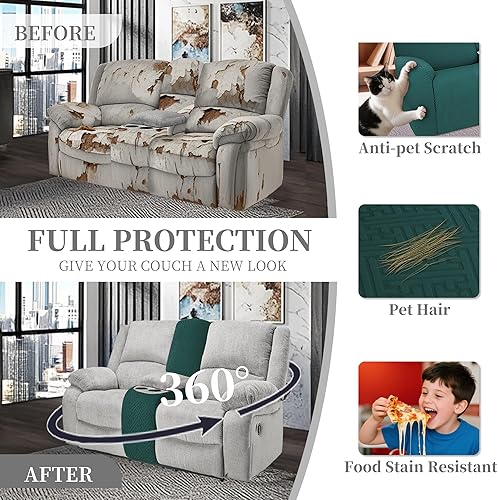 Miniatura 194 de Fundas 100% impermeables para sofá reclinable seccional, fundas para sofá reclinable en forma de L, funda para sofá seccional de esquina en forma de