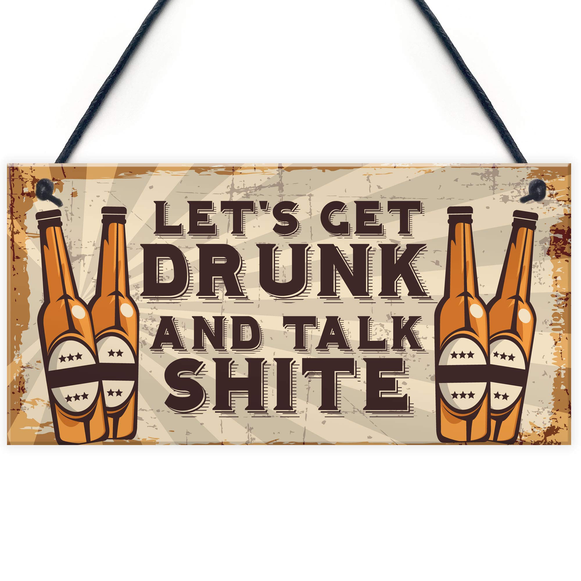 Red Ocean Funny Bar Signs Novelty Home Bar Man Cave Decor Signs And Plaques Gift For Him