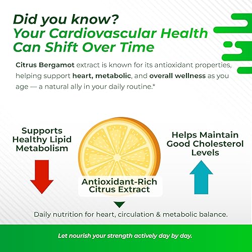 Miniatura 2 de Fórmula 8 en 1 de bergamota cítrica, con canela y cúrcuma, ajo inodoro, hoja de olivo, alcachofa, sin OMG, sin gluten, sin soja