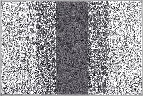 Miniatura 281 de Vaukki Tapete para puerta de entrada, antideslizante, absorbente, atrapador de lodo, tapete para el interior, tapete lavable para puerta de entrada