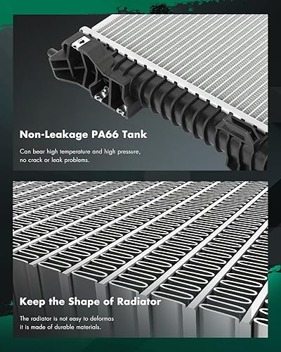 Vista 31 de SCITOO Reemplazo completo del radiador de aluminio para 1993-1998 para Toyota para T100 2.7L 3.0L 3.4L 2090 Radiador