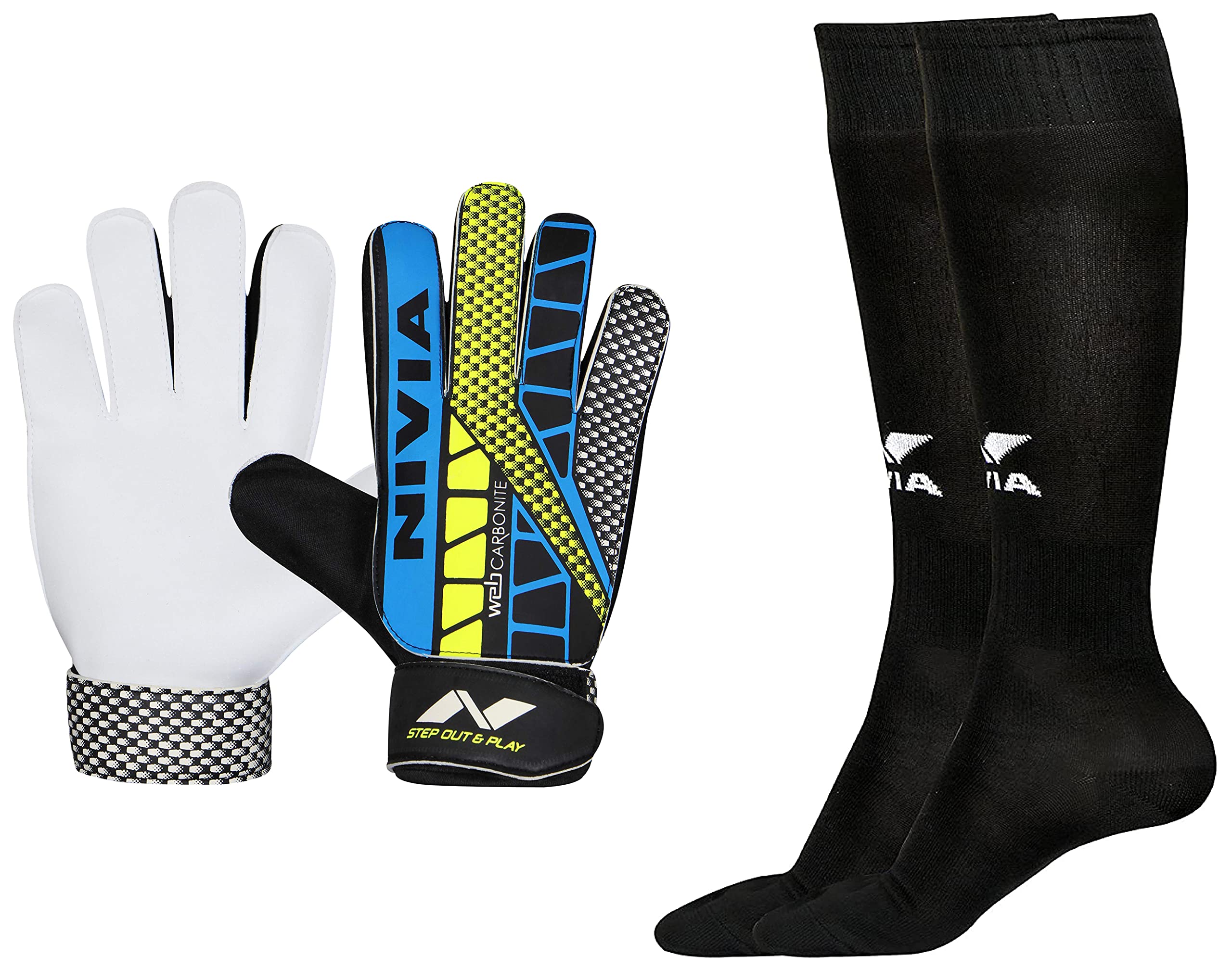 See full amazon price history chart for Nivia Web 898 Latex Goalkeeper Gloves (Multicolour) 728LBW Encounter Blend Stockings, Large (Black) Combo Nivia Web 898 Latex Goalkeeper Gloves (Multicolour) 728LBW Encounter Blend Stockings, Large (Black) Combo (B08615RQD8) Amazon Price History, Amazon Price Tracker