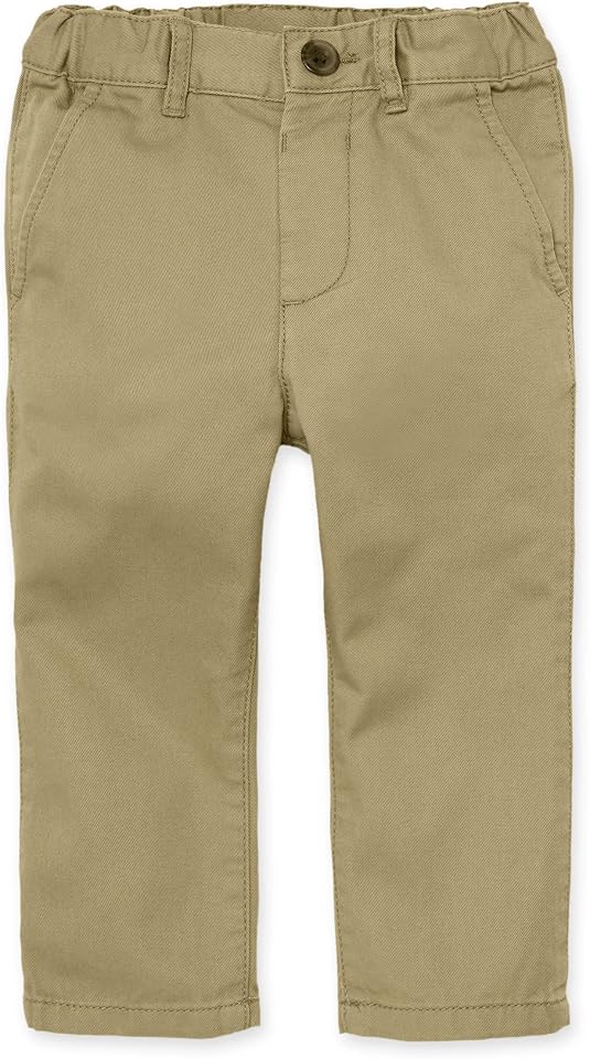 The Children's Place Baby and Toddler Stretch Straight Chino Pants