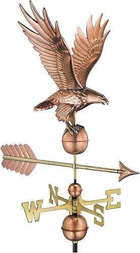Good Directions Freedom Eagle Veleta de cobre puro