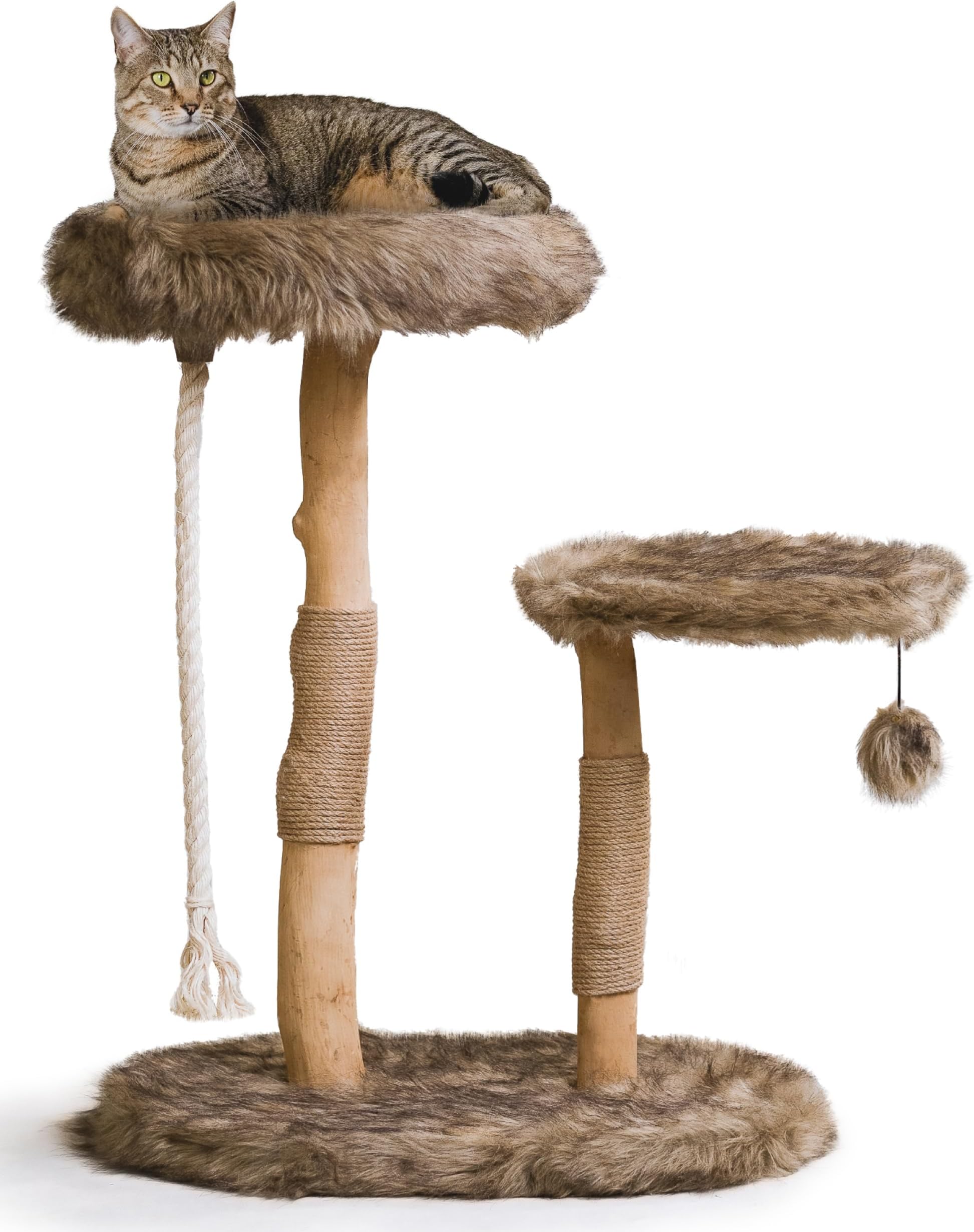 Mau Lifestyle Brown Rizzo Cat Tree, 32" H, 27 LBS