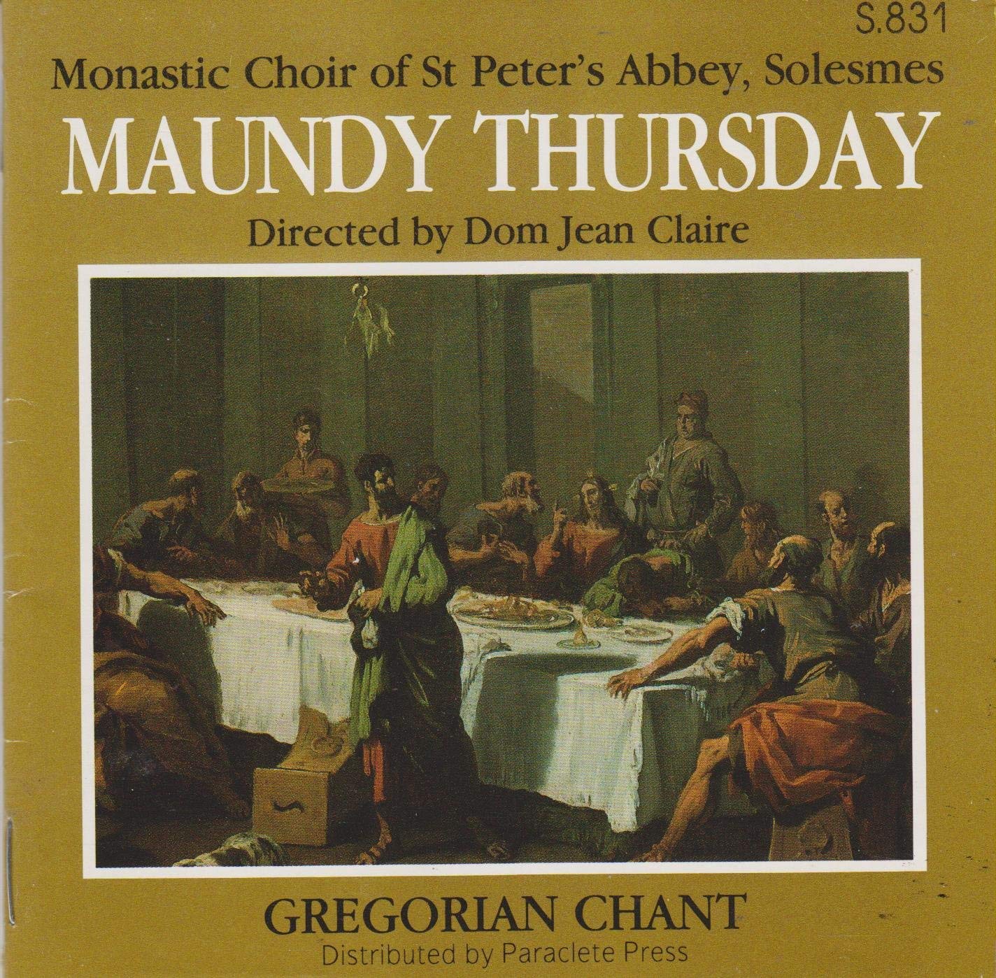 Maundy Thursday:Gregorian Chant [Import]