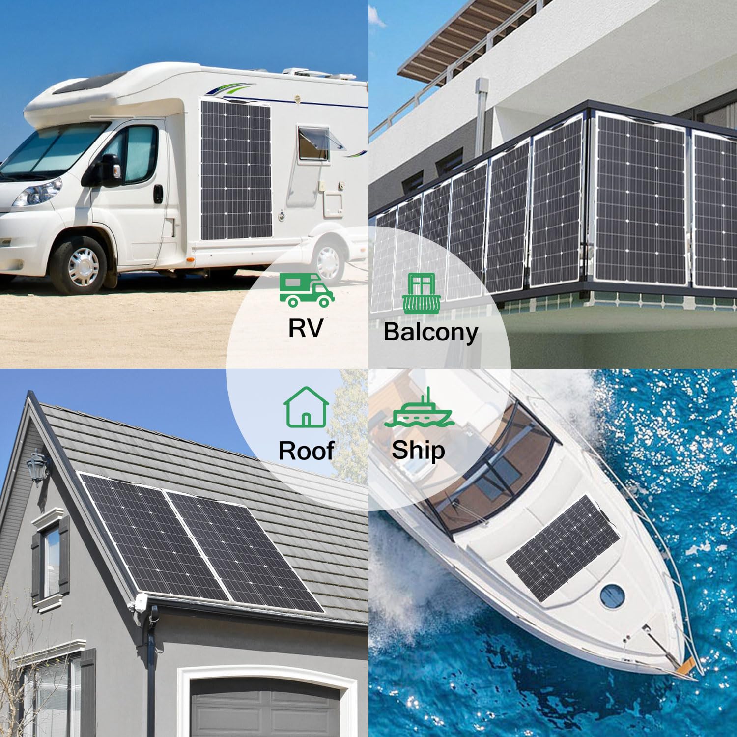 100W elastyczny panel słoneczny 18V wodoodporny monokrystaliczny fotowoltaiczny panel słoneczny do namiotu dachowego RV (1)