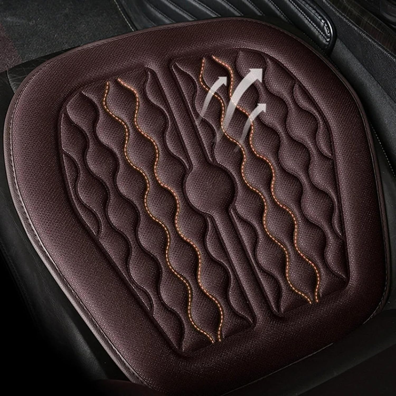 Car Seat Cushion Breathable Non-Slip Washable Four Seasons Universal Car Seat Cushion with Comfort