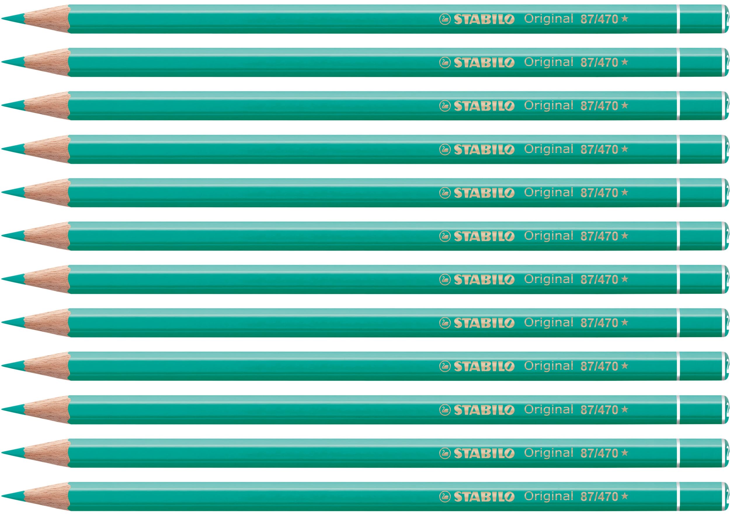 Premium Colouring Pencil - STABILO Original - Pack of 12 - turquoise