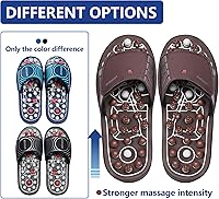 Vista 5 de BYRIVER Herramienta de Masaje de Pies de Tejido Profundo, Sandalias de Masaje Chanclas, Neuropatía Artritis Espalda Fascitis Plantar Alivio