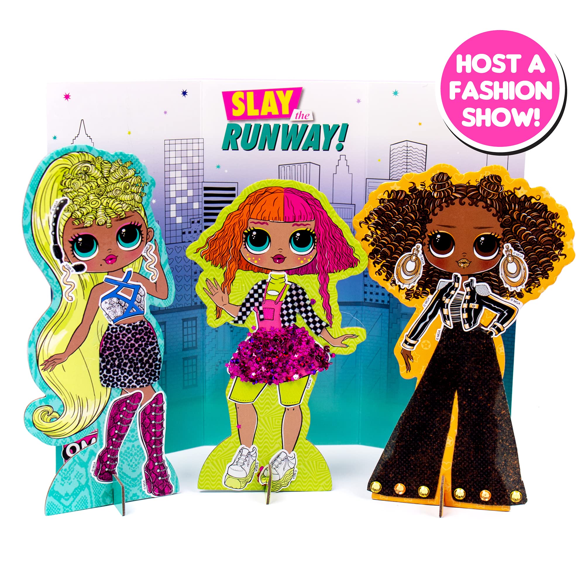 Dress Lol Fashion Plates L O L Surprise In Fashion Design Activity