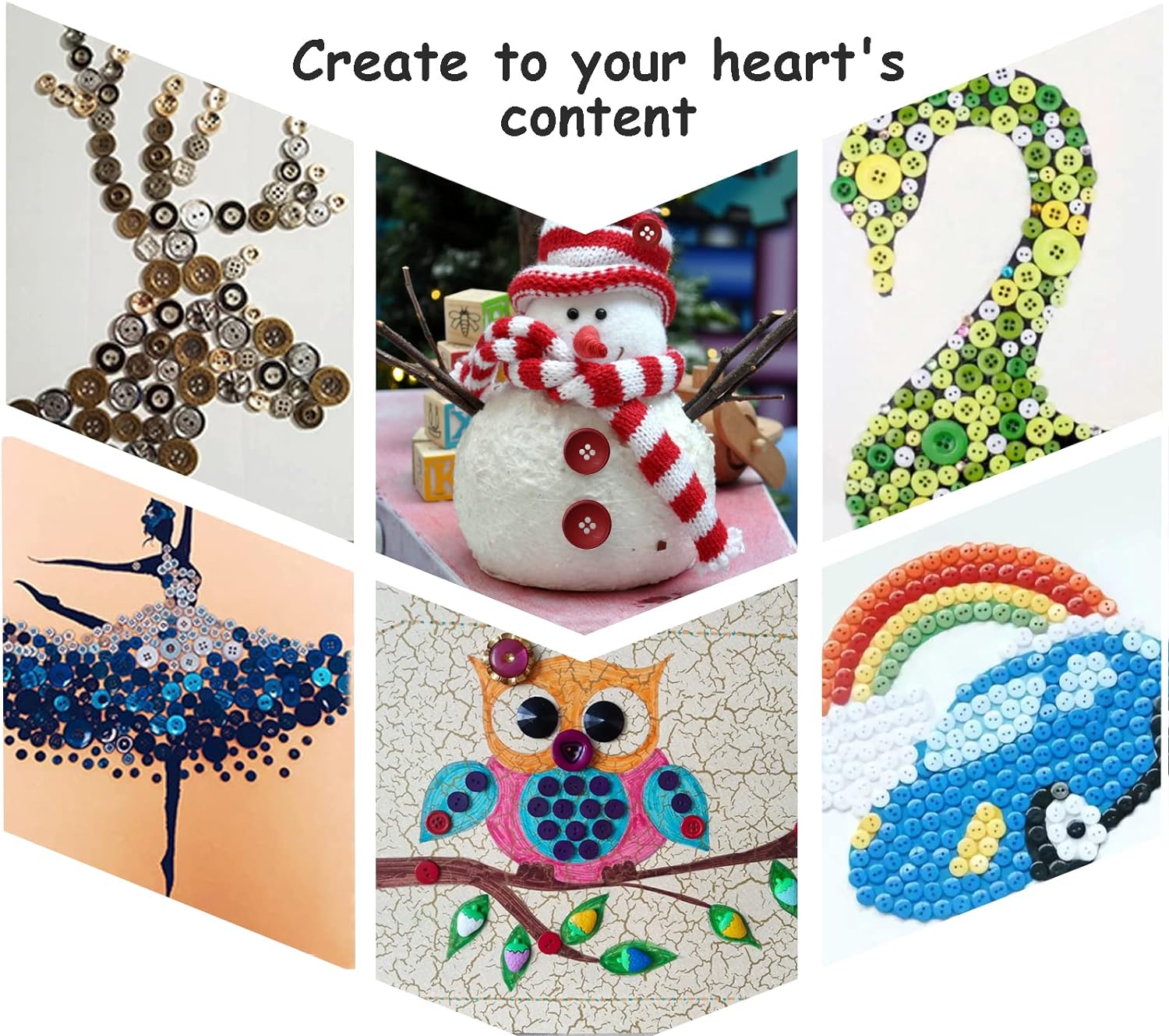 650 Pcs Round Resin Buttons - Assorted 2 & 4 Hole Buttons for Sewing, Crafts & DIY Projects - Pink - Image 6