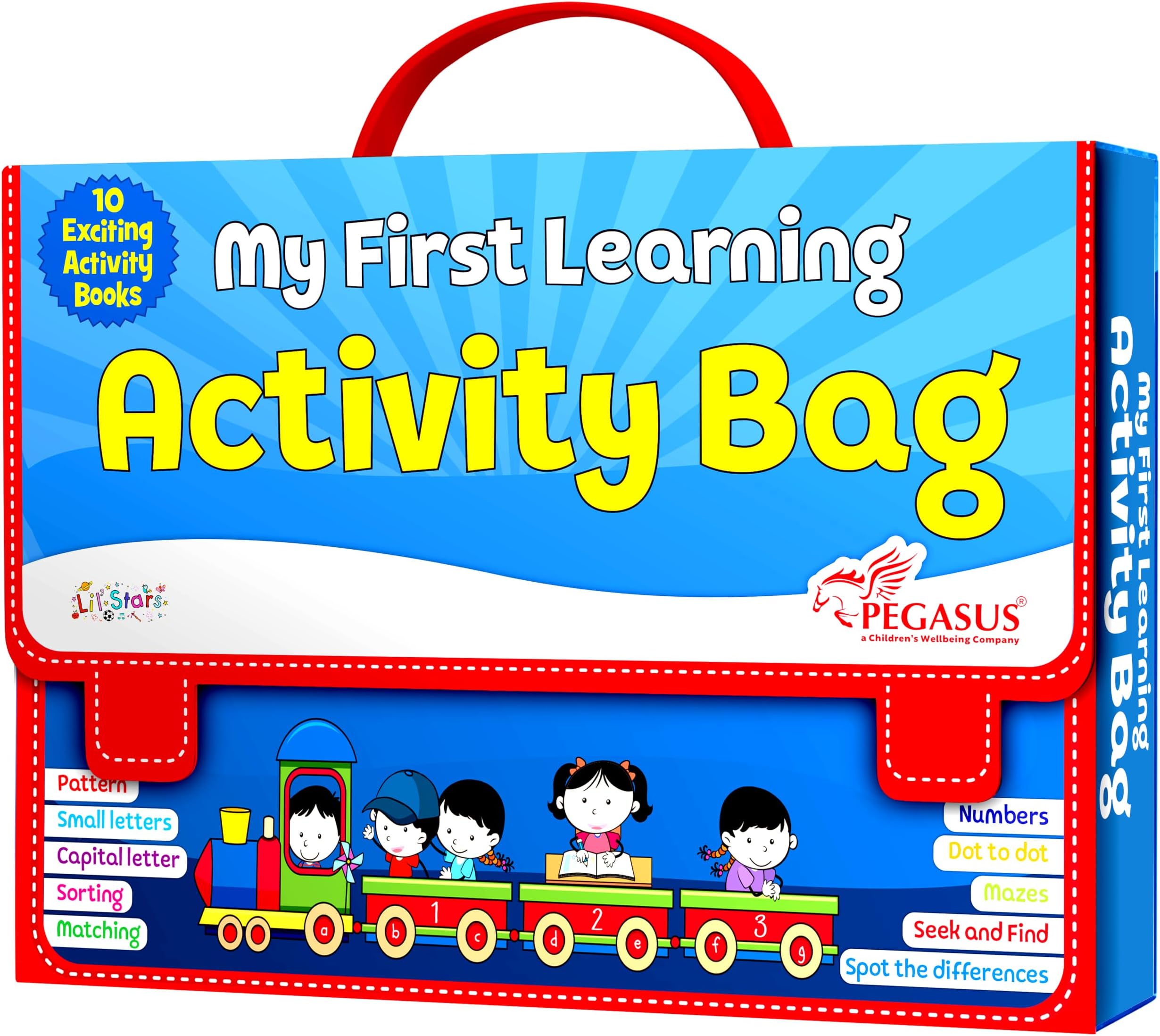 My First Learning Activity Bag - Set of 10 Exciting Activity Books
