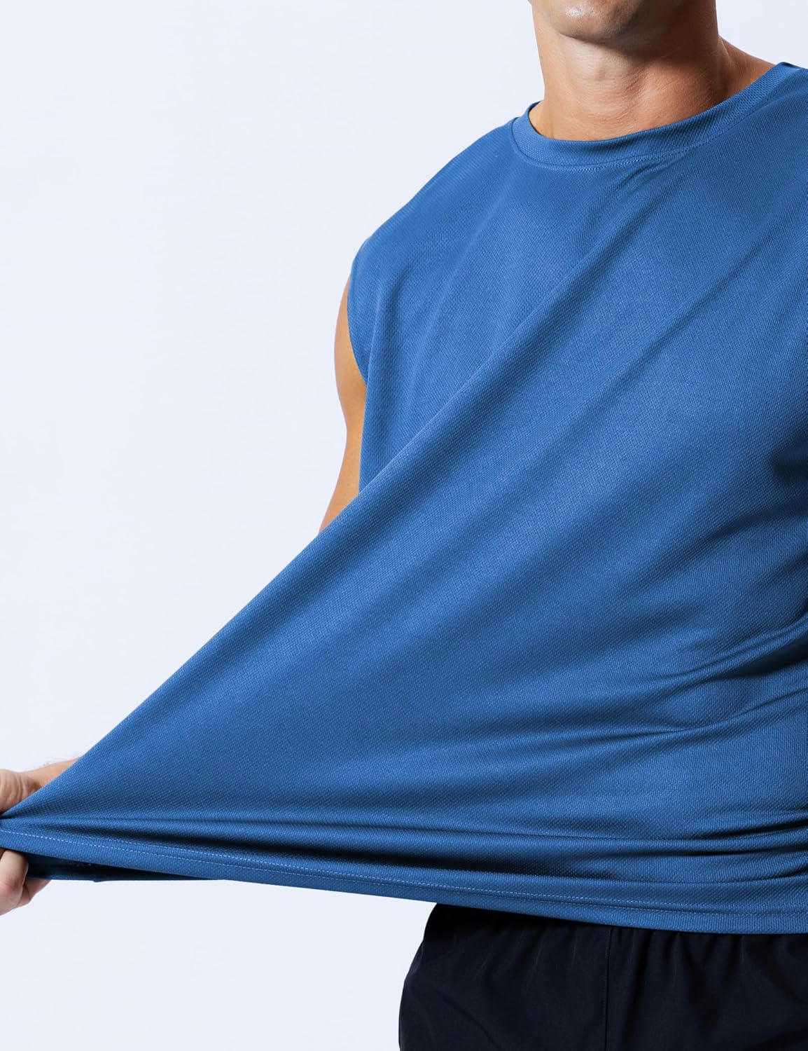 Men's 5 Pack Athletic Tank Tops Quick Dry Workout Shirts Breathable Gym Sleeveless Muscle Shirts for Men