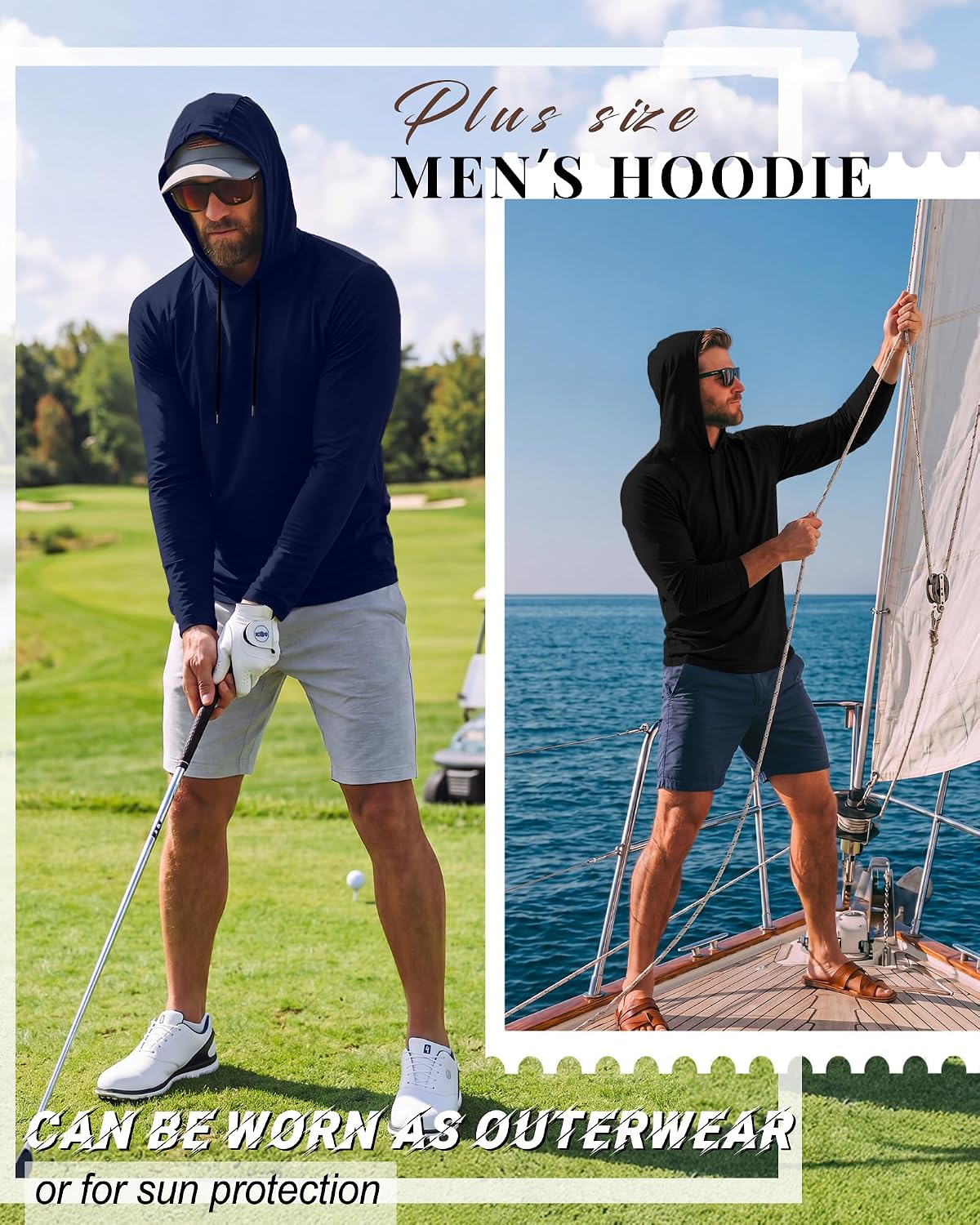 August Alley 4 Pack Mens Big and Tall Hoodies Sweatshirt Long Raglan Sleeve Casual Pullover Drawstring Workout Athletic Shirt