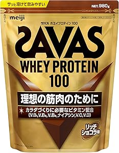 明治 ザバス ホエイプロテイン100 リッチショコラ 980g