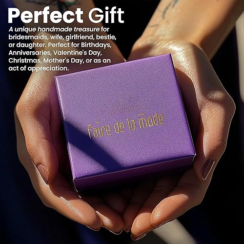 Miniatura 7 de Faire de la Mode CZ Ring Bracelet Hand Chain for Women, 6" to 8" adjustable wrist length in Rhodium Silver, Rose Gold, and 14k Gold-Plated Finish