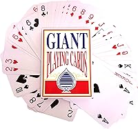 Vista 2 de Naipes jumbo, cartas de póquer, 11" pulgadas