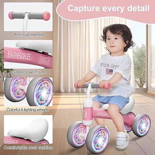 Miniatura 6 de Baby Balance Bike Toys for 12-36 Months Kids Toy Boy and Girls Gifts Toddler Best First Birthday Gift Children Walker No Pedal Infant 4 Wheels