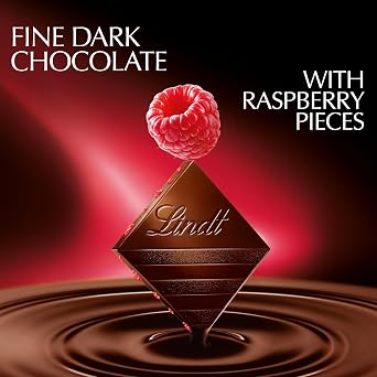 Lindt EXCELLENCE Raspberry Dark Chocolate Candy Bar, 3.5 oz. Bar