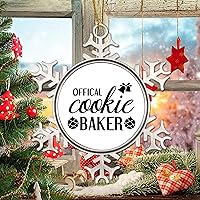 Vista 20 de Happy New Year Ornament for Christmas Tree Decor Merry Christmas Y'all Christmas Metal Snowflake Ornament Xmas Tree Decor Funny Christmas Quotes