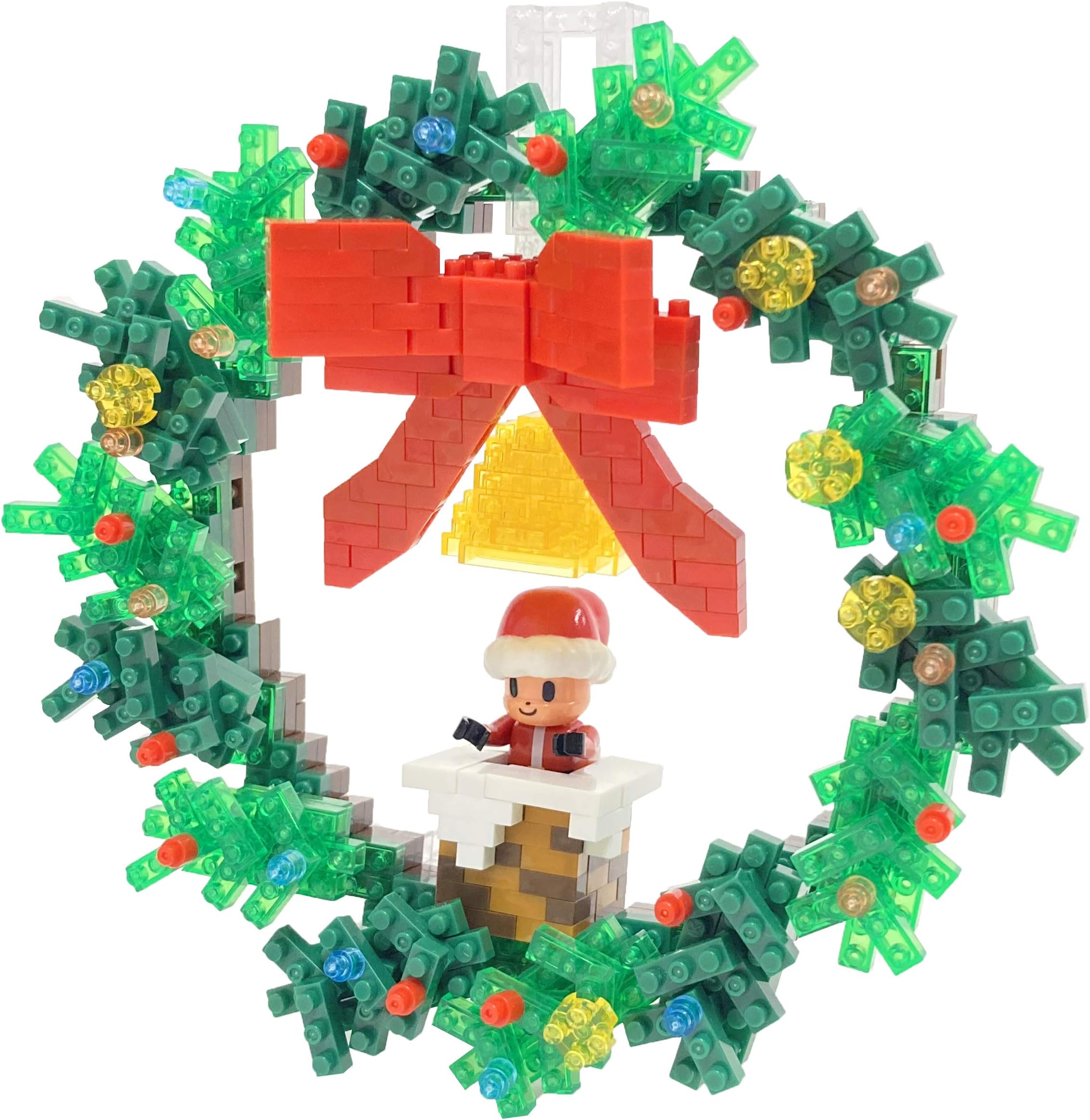 nanoblock - Holiday - Christmas Wreath, Sights to See Series Building Kit