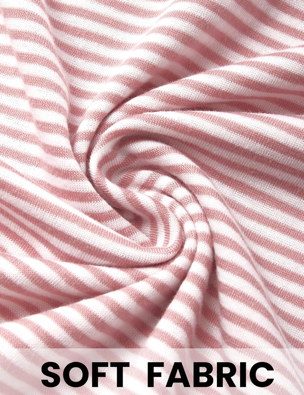 JUSTFASHIONNOW Women's Pajama Sets 2 Piece Striped Lounge Sets Long Sleeve Top and Pants Soft Sleepwear Pjs 2025 Fall Outfits - Image 7