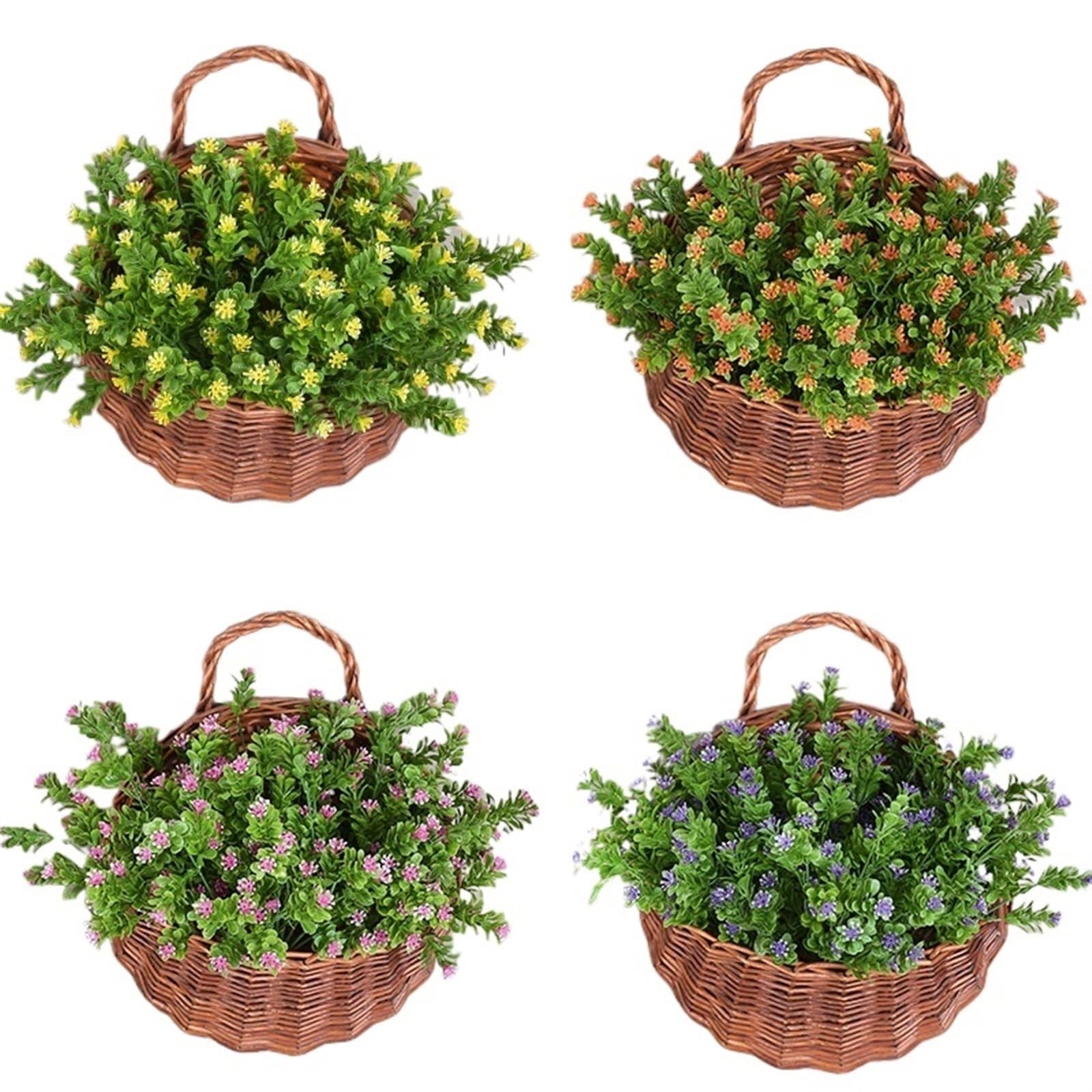 Künstliche Blumen, Simulierte Kleine Handvoll Blumen, 10 Stück Mit Stielen Für Selbstgemachte Hochzeitssträuße, Brautparty-Tischdekoration, Party(A)