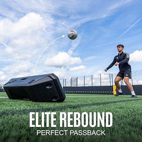 Miniatura 6 de QUICKPLAY Replay Boombox - Tabla de rebote de fútbol  Rebotador portátil de doble superficie con ángulo ajustable  Equipo de entrenamiento de fútbol