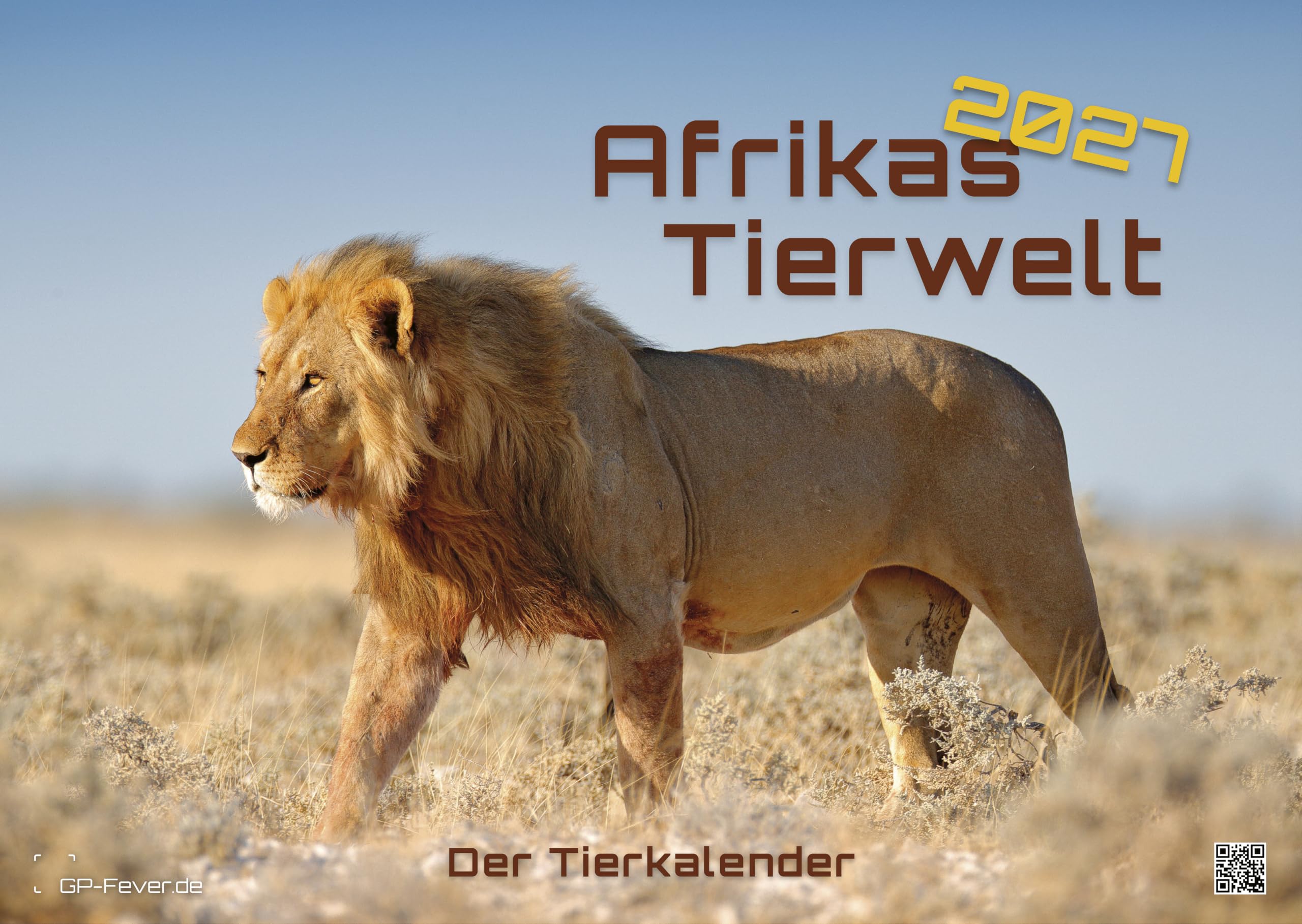 Africa Wildlife Calendar 2027 - Premium Wall Calendar in DIN A3 Format (approx. 42 cm x 30 cm) - Animal Calendar with Wildlife Photos from Africa