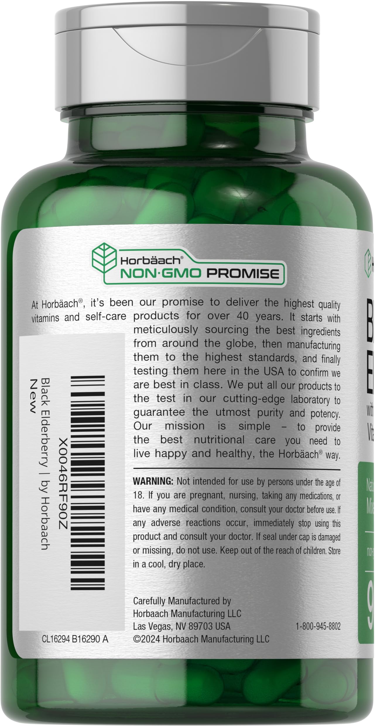 Horbaach Black Elderberry with Vitamin C and Zinc | 90 Chewable Tablets — Amazon image 3