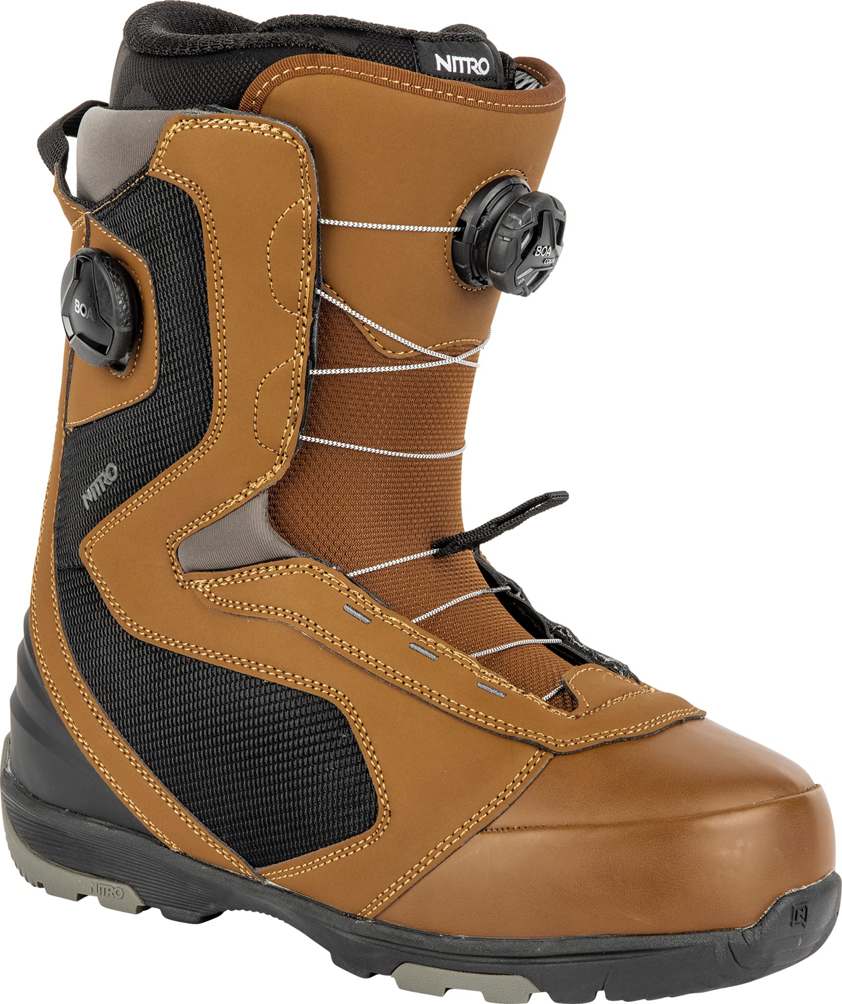 Nitro Snowboards Club Boa Dual '22 All Mountain Freeride Freestyle Quick Lacing System Boot - Scarponi da snowboard da uomo