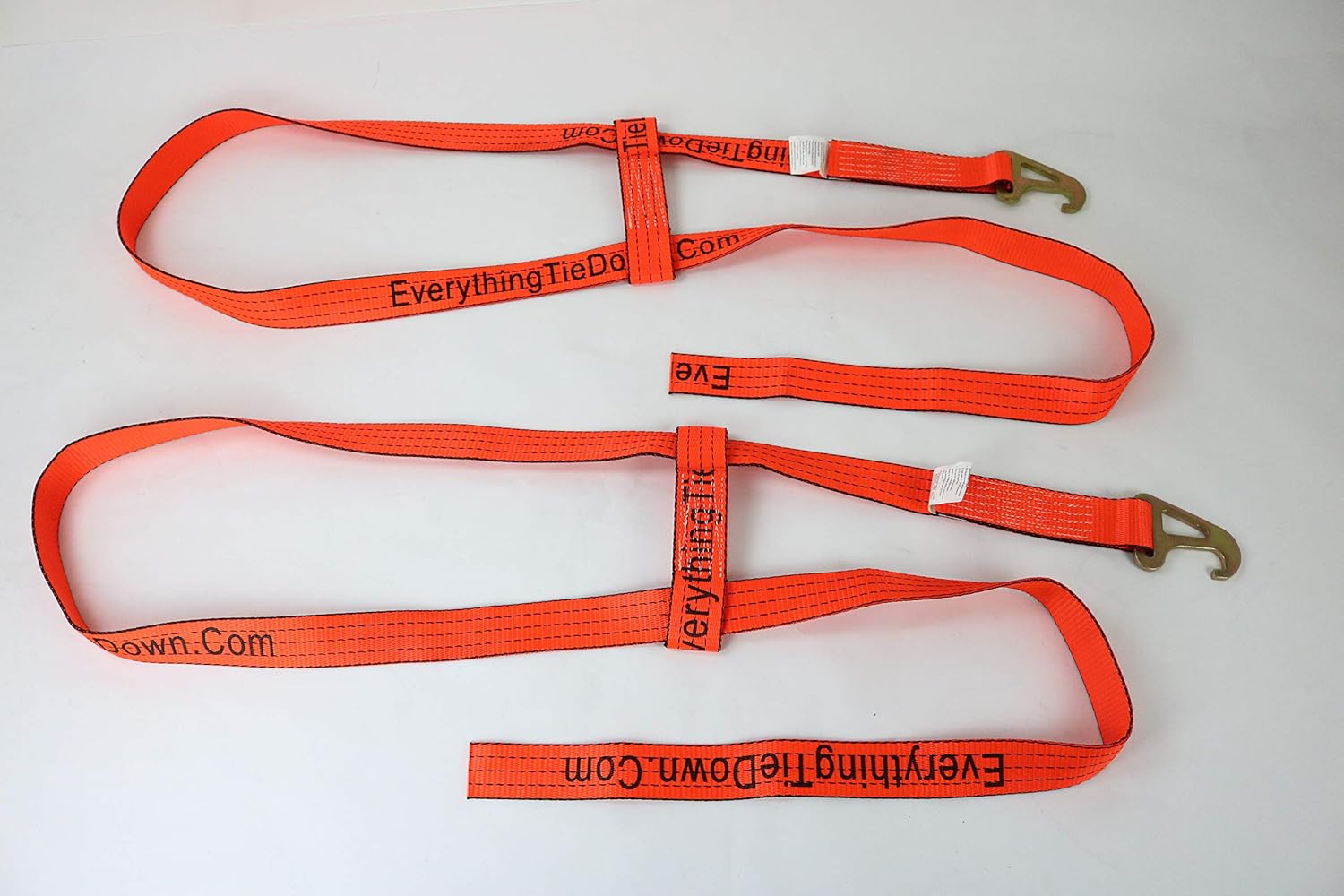 2 Pack of Orange TECNIC Wheel Lift Straps for Jerr-Dan MPL Element Basket