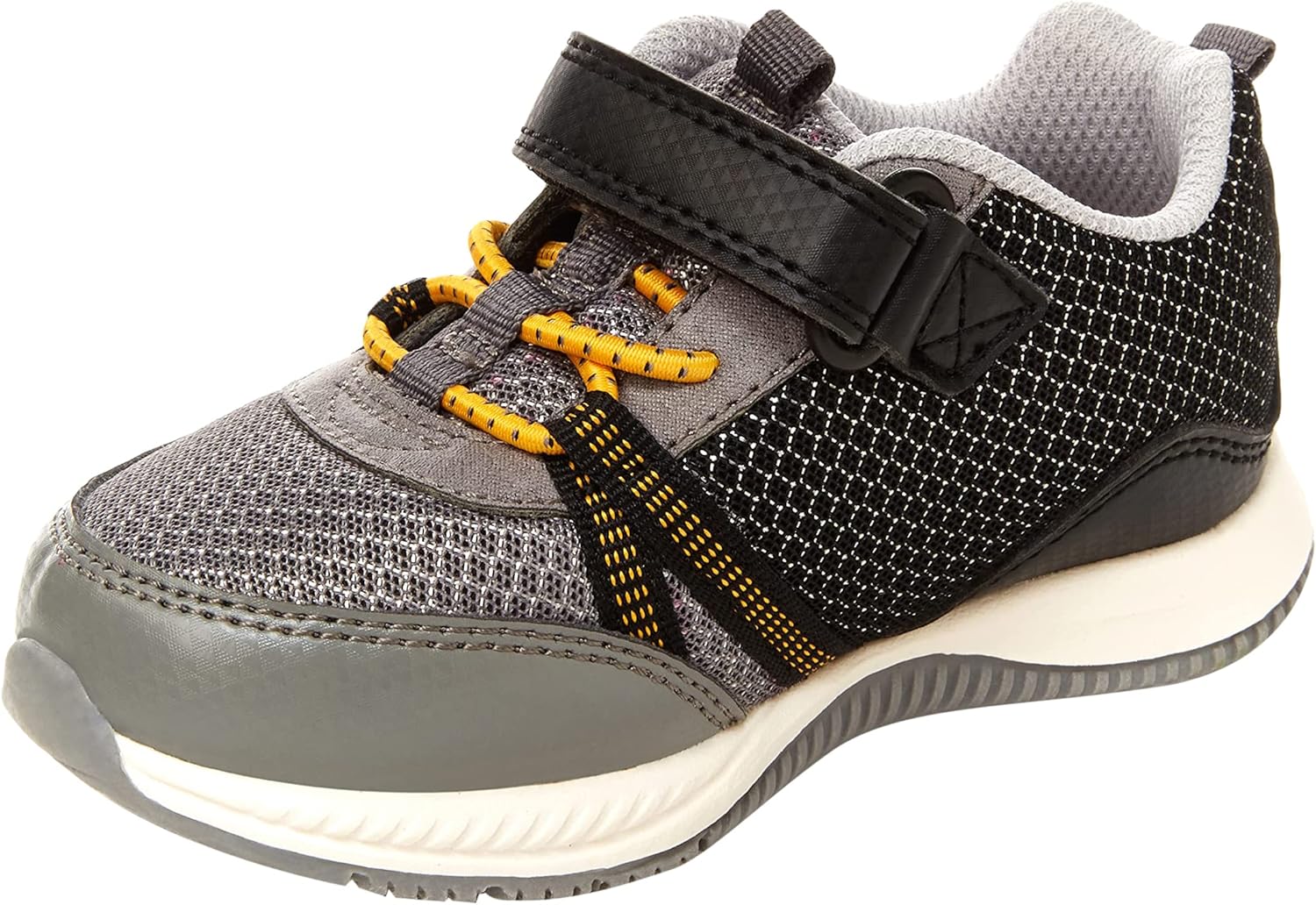 Stride Rite 360 Toddler and Little Kid Boys Blitz Athletic Sneaker, Black/Grey, 5 Toddler