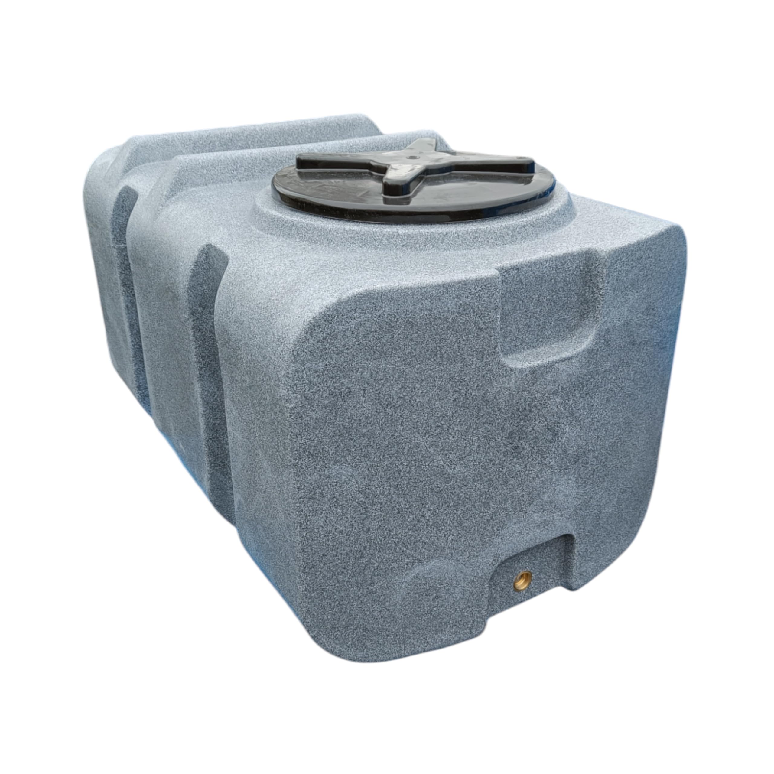 Serbatoio Acqua Potabile Varile 150L Blu - Senza BPA, Filettatura Ottone 3/4, Made In EU, Orizzontale - Foto 2