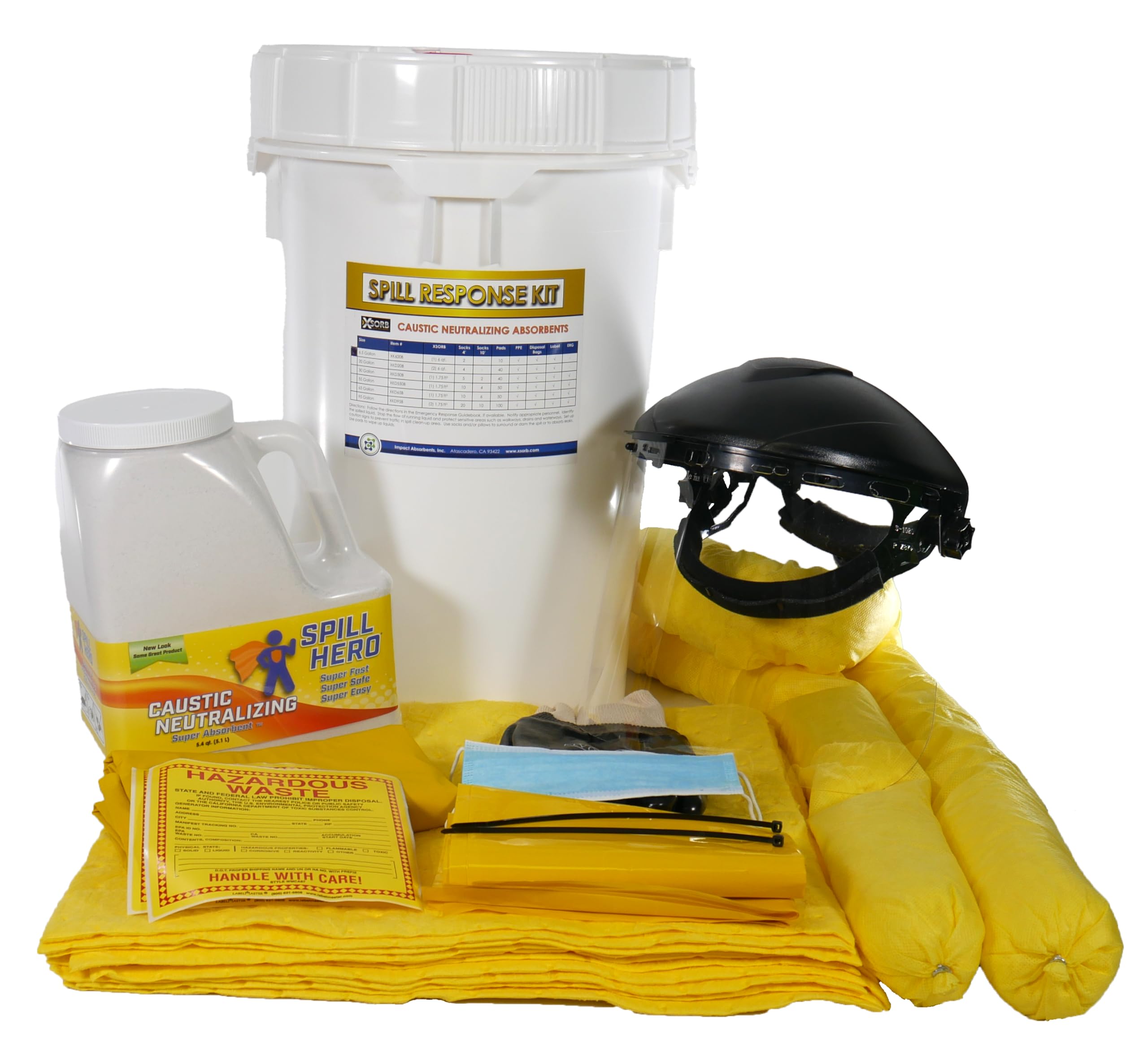 Xsorb Base/Alkaline/Caustic Neutralizer 6.5 gal Spill Kit
