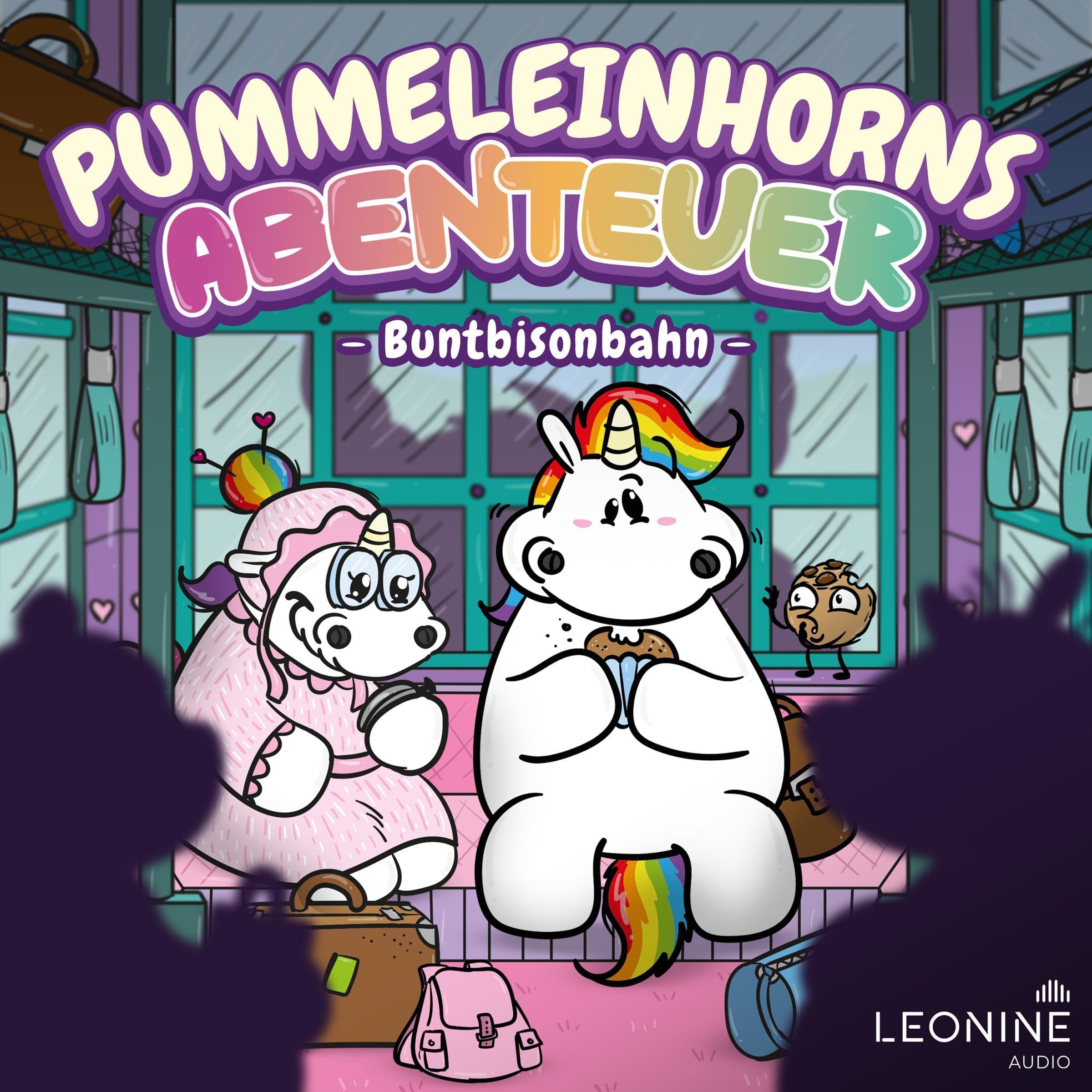 Cover art for Pummeleinhorns Abenteuer 6 - Die Buntbisonbahn