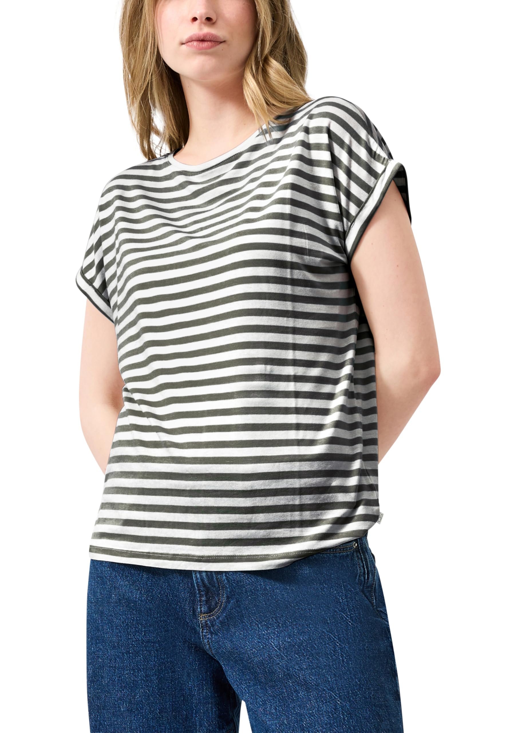 QS T-Shirt aus Lyocellmix