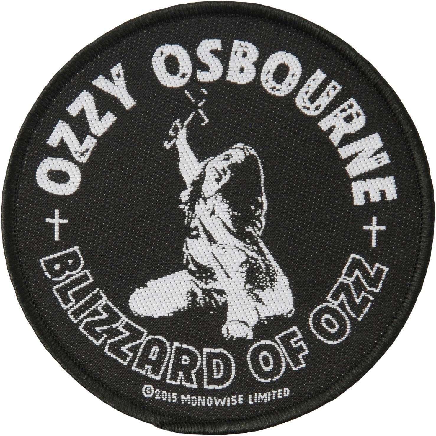 RAZAMATAZ Ozzy Osbourne Blizzard of Ozz Patch Album Art Heavy Metal Woven Sew On Applique