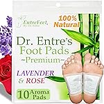 Dr. Entre\'s Foot Pads: Premium Natural Lavender & Rose Foot Patches | 10 Pack